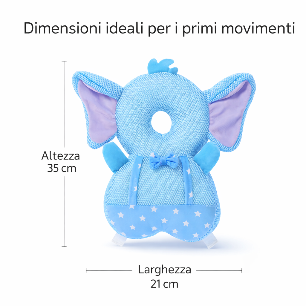 TestolinaMia™️ – Zainetto Protettivo per i Primi Passi
